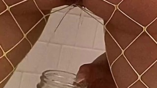 Twerking and Pissing in fishnets