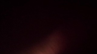 Doggy sex with cum shots over her arse with a pussy fart!