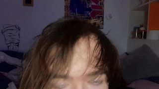 Pov: Spying on Cute Young Femboy Fucking Teddy