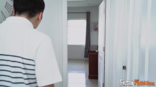 FILTHY FAMILY - Connor Kennedy Wants To Make Dad Proud By Losing His Virginity To Stepmom Ava Addams