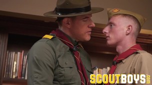 ScoutBoys - Horse hung Legrand Wolf barebacks smooth ginger scout boy