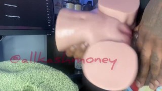 Big black dick stuffing toy