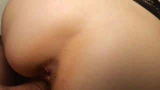 Anal and Pussy Creampie for Cute Teen