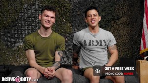 Stud Soldiers Have Mind Blowing Fuck - Aaron Andrews, Jason Windsor - ActiveDuty