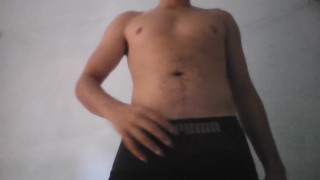 Taking my clothes off, to check my future evolution of my Male Body Shape. | Day 0
