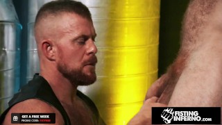 Submissive Bear's Scruffy Hole Raw Dogged Fucked By Dom Daddy - Jack Vidra, Cain Marko - FistingInfe