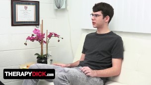 Say Uncle - Cute Boy Fantasizes His Therapist Big Dick And Get Lucky To Have A Taste Of It