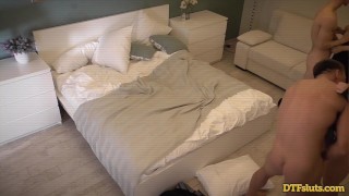 DTFsluts - Sluts Amalia, Margarita and Lelya together in Group Orgy BEHIND THE SCENES