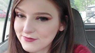 just a smoke break in the car