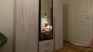 Horny Amateur Milf gets two true Orgasms in a row (fingering and using toy)