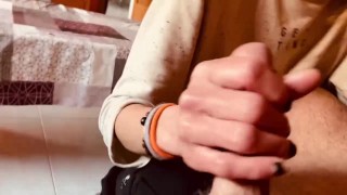 Horny wife, spanish milf, blowjob in morning, and cum in mouth !!!! By TramuntanaCouple