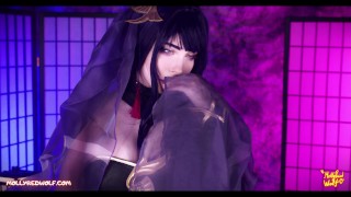 Raiden Shougun secret quest scene - MollyRedWolf