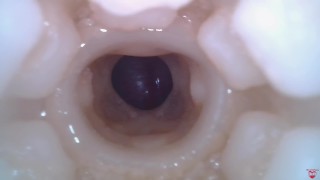 Super cum in vagina. Excellent internal camera