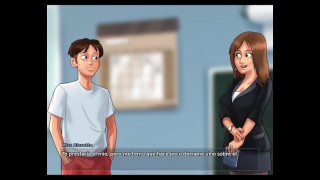 Pillados en la biblioteca y en el baño Cap-4 summertime