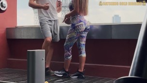 Colombian Bubble Butt Girl Gets Picked Up From The Gym To Have A Unforgettable SEX!