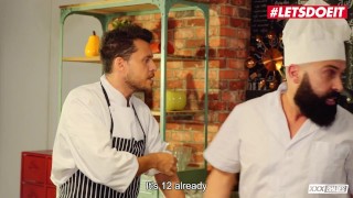 XXXSHADES - Hot Girls Francis Belle &Angel Rush Fucks Professional Chef - LETSDOEIT