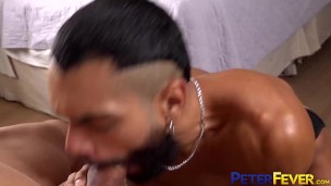 Bearded Brazilian Barebacked By Hung Gay