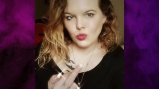 Smoking fetish. Mature findom