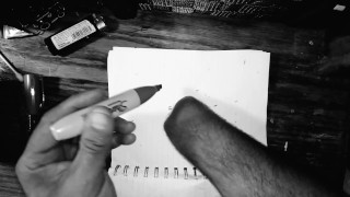 Realstumpers practicing writing with right prosthetic hand 