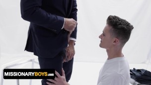 Missionary Boys - President Joel Commands Young Twink To Take Off His Clothes And Suck His Dick