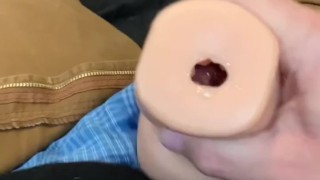Cum with toy + moaning cum countdown