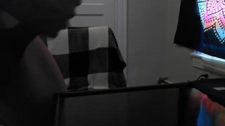cumshot from a skinny white boi