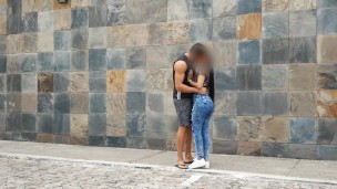 Risky Sex With A Dirty Venezuelan Slut On A Public Roof Top