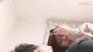 lick all over with one's long tongue♡Japanese amateur Hentai Sex