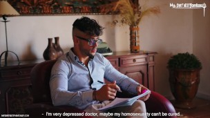 Sexual reconversion therapy with shocking physical displacement