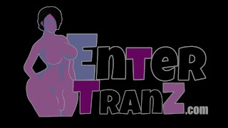 Boss gives his big booty trans secretary his long thick long BBC