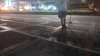Street night skateboard 1