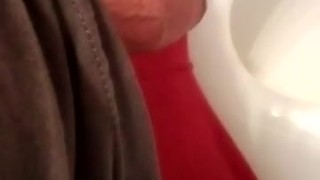 Pissing my meaty dick