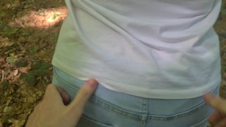 A teenage girl got lost in the forest and called for help.