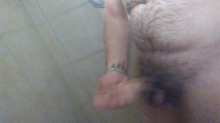 Getting off solo in hot milfs shower
