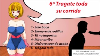 Tutorial para sissys. Como hacer una buena mamada. JOI CEI en español.