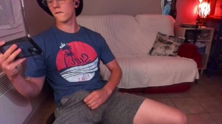 enjoy touching a hard cock