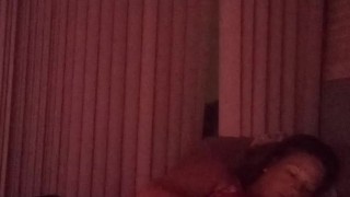 Recording up cute milfs night dress with panties shot part 2