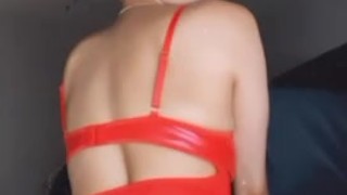 PRETTY RED ❤️ OILY ASS & TITTY JERK OFF INSTRUCTIONS TO HELP YOU CUM