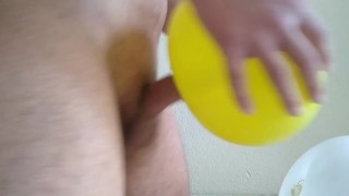 Couple sex with ballons