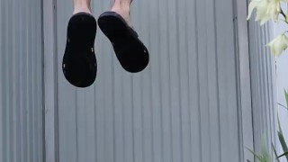 The water warmed by the sun saves well from summer heat