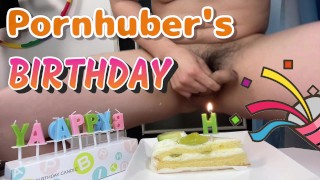 ポルノハーバー流、誕生日のお祝い方法！！　～ろうそくの火をチンコで消す～　個人撮影　自撮り　素人　ノンケ　japanesegay ゲイ　japanese 女性向け　男性向け