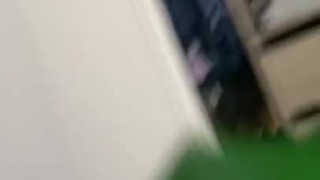 Water wiggle toy masturbating big white cock