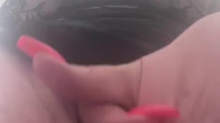 Long nails big clit tease 