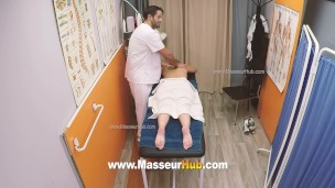 Ukrainian milf goes to the masseur for some ailments. The masseur fucks her and cums in her mouth