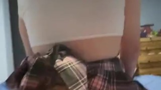 Accidentally cumming in a femboy (full video on only fans thustin69)