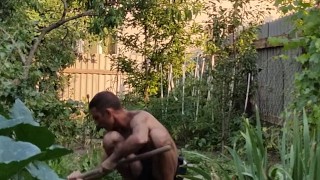 Little by little I am doing something in the garden