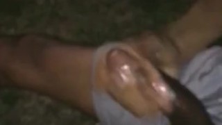 BOLD! Jerking Off By The Road