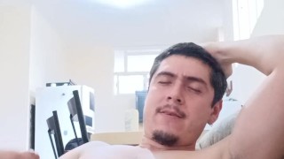 Armpit exposure jerk off n thick milk