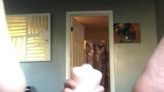 Watch me beat my pocket pussy with my big dick 