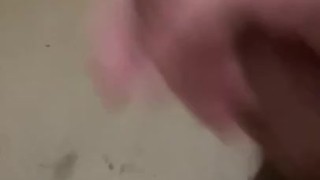 Jacking off in the shower